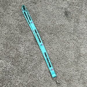Pink dolphin, lanyard keychain